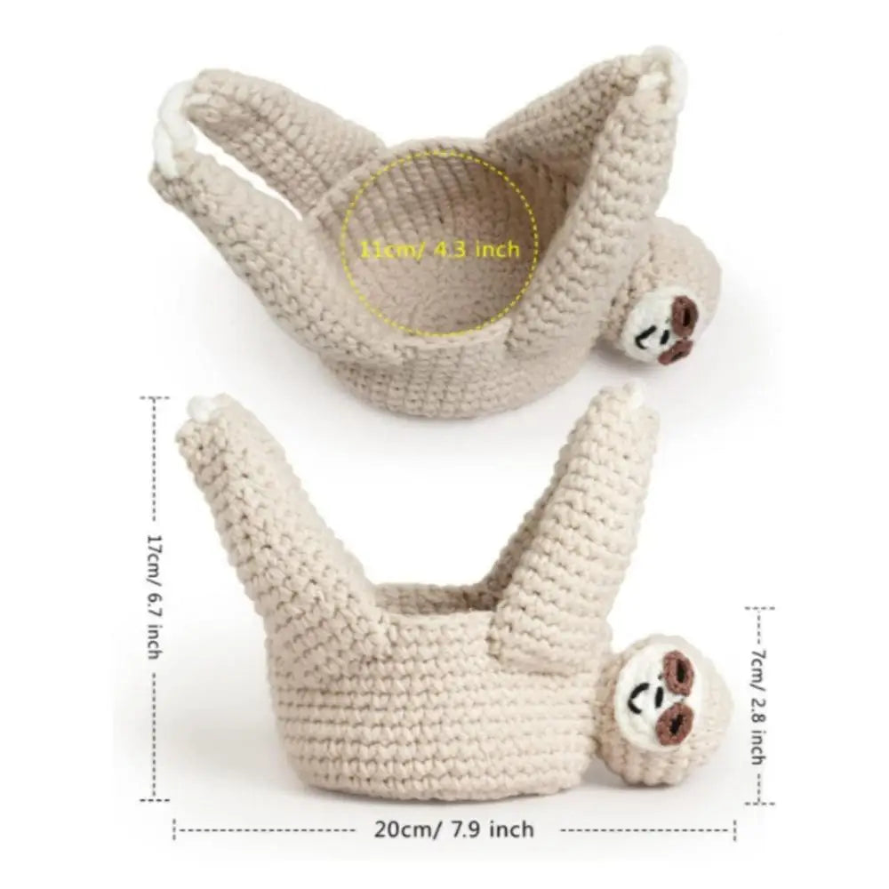 Crochet Sloth Planter