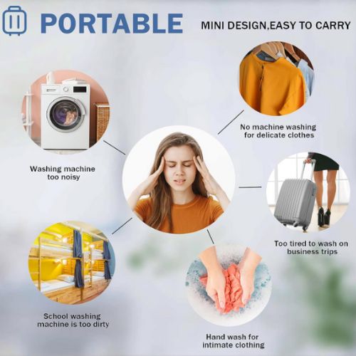 Mini Portable Washing Machine - Sprinting Home