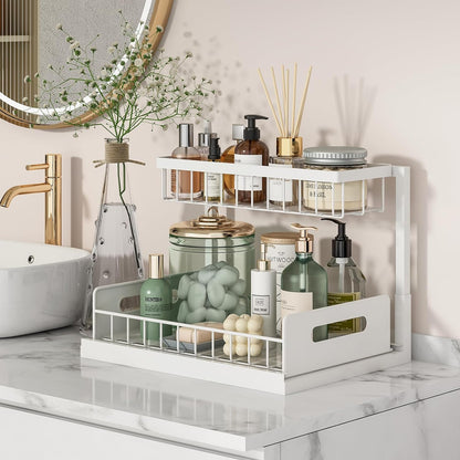 Under Sink Organizers and Storage with Sliding Drawer