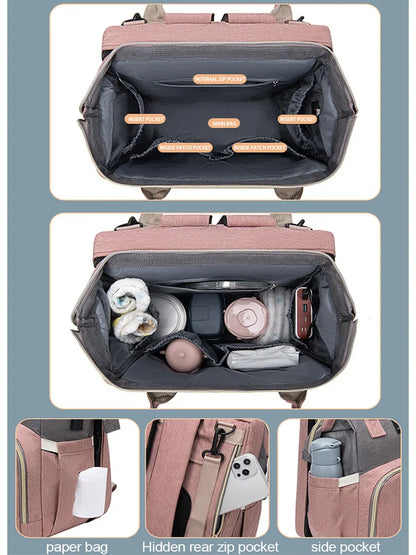 Fold-N-Glow | Folding Portable Diaper Bag - Sprinting Home