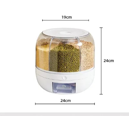 360º Rotating Grain Dispenser - Sprinting Home