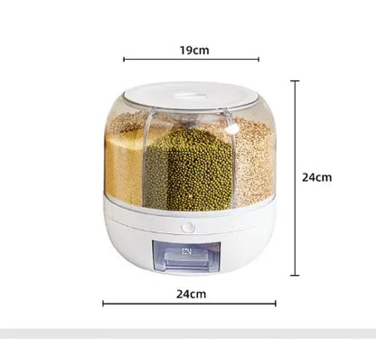 360º Rotating Grain Dispenser - Sprinting Home