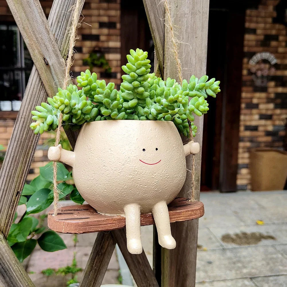 Swing Happy Flower Pot - Sprinting Home