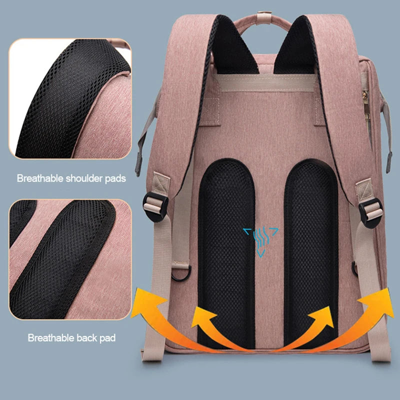 Fold-N-Glow | Folding Portable Diaper Bag - Sprinting Home