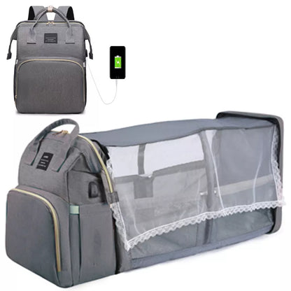 Fold-N-Glow | Folding Portable Diaper Bag - Sprinting Home