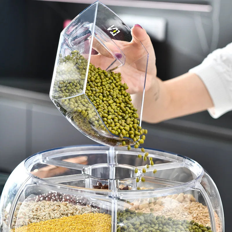 360º Rotating Grain Dispenser - Sprinting Home
