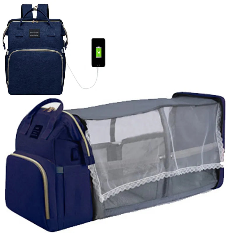 Fold-N-Glow | Folding Portable Diaper Bag - Sprinting Home