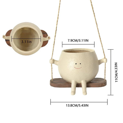 Swing Happy Flower Pot - Sprinting Home