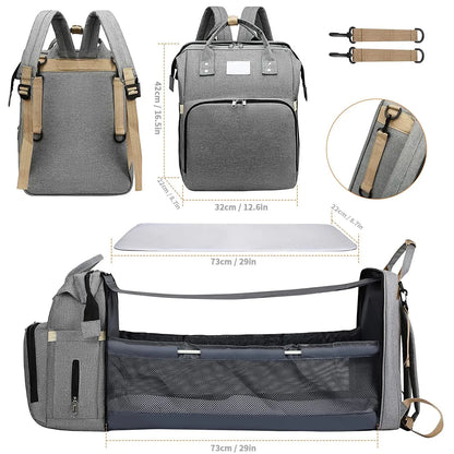 Fold-N-Glow | Folding Portable Diaper Bag - Sprinting Home