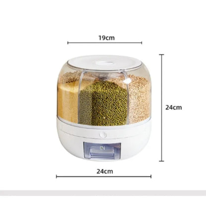 360º Rotating Grain Dispenser - Sprinting Home