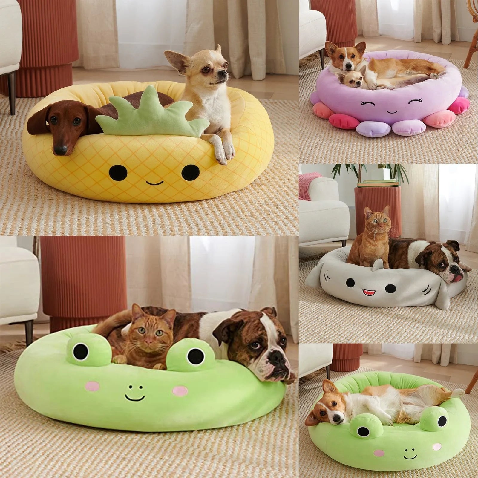 Comfy Animal Shape Pet Bed - Sprinting Home