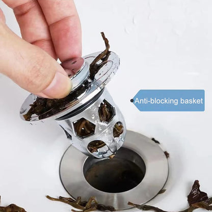 Universal Pop-Up Sink Drain Filter - Sprinting Home